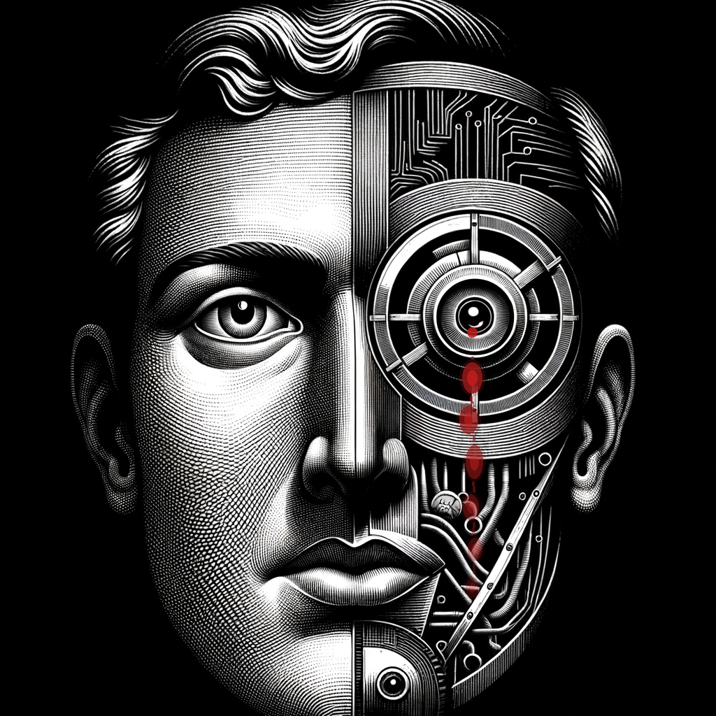 The Mask — half human, half surveillance machine